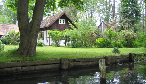 Ein spreewaldtypisches Haus
